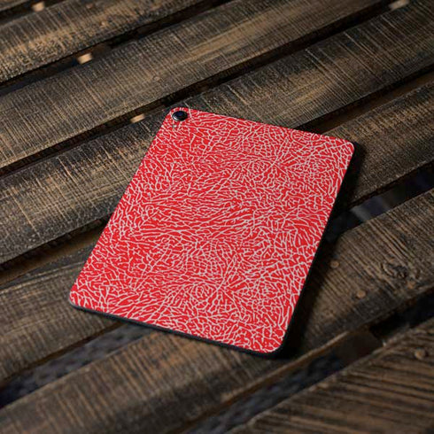 Elephant Print Red Apple iPad Pro Skin