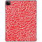 Elephant Print Red iPad Pro 11in (2024) Clear Case