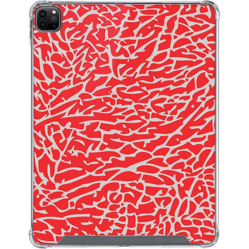 Elephant Print Red iPad Cases