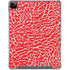Elephant Print Red iPad Cases