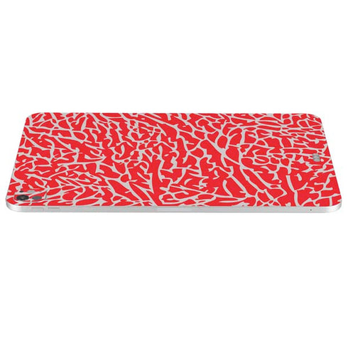 Elephant Print Red iPad Pro 13in M4 (2024) Skin