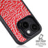 Elephant Print Red iPhone 14 Kickstand Case