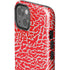 Elephant Print Red iPhone 15 Impact Case