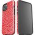 Elephant Print Red iPhone 15 Impact Case