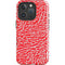 Elephant Print Red iPhone 16 Pro Impact Case