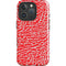 Elephant Print Red iPhone 16 Pro Magsafe Impact Case