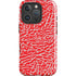 Elephant Print Red iPhone 16 Pro Magsafe Impact Case