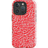 Elephant Print Red iPhone 16 Pro Max Impact Case