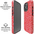 Elephant Print Red iPhone 16 Pro Max Magsafe Impact Case