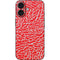 Elephant Print Red iPhone 16 Skin