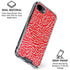 Elephant Print Red iPhone 16e Clear Case
