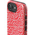 Elephant Print Red iPhone 16e Impact Case