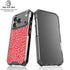 Elephant Print Red iPhone 18 Pro Clear Case