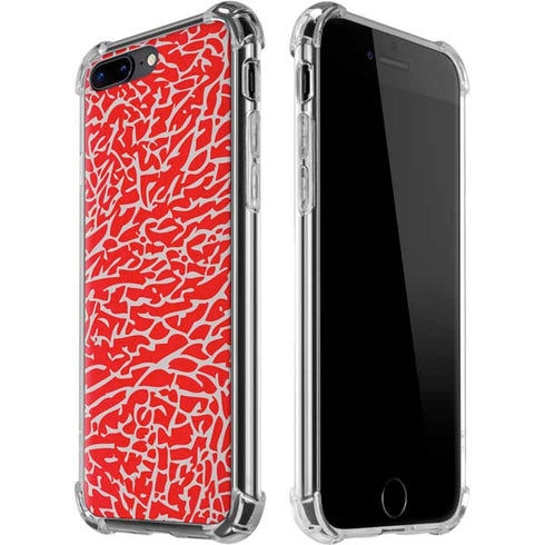 Elephant Print Red iPhone Cases