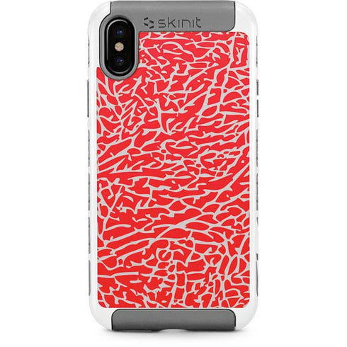 Elephant Print Red iPhone Cases
