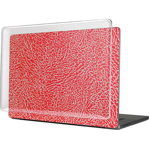 Elephant Print Red MacBook Cases