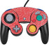 Elephant Print Red Nintendo GameCube Controller Skin