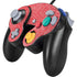 Elephant Print Red Nintendo GameCube Controller Skin