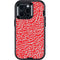 Elephant Print Red Otterbox Defender iPhone Skin
