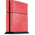 Elephant Print Red PlayStation PS4 Skins