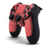 Elephant Print Red PS4 Controller Skin