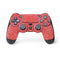 Elephant Print Red PS4 Controller Skin
