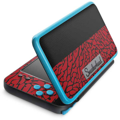 Elephant Print Red Sneakerhead Nintendo Skins