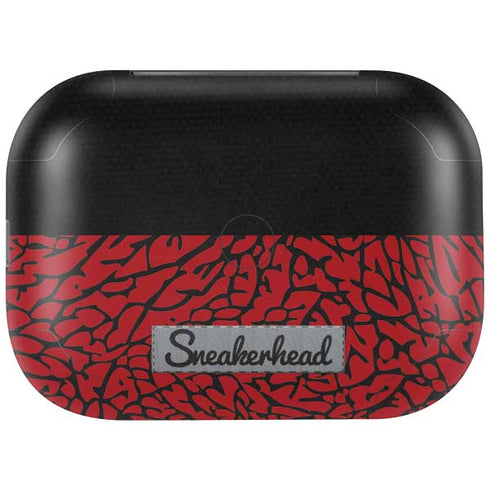 Elephant Print Red Sneakerhead Amazon Echo Buds Skin