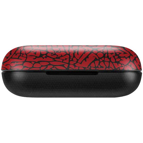 Elephant Print Red Sneakerhead Amazon Echo Buds Skin