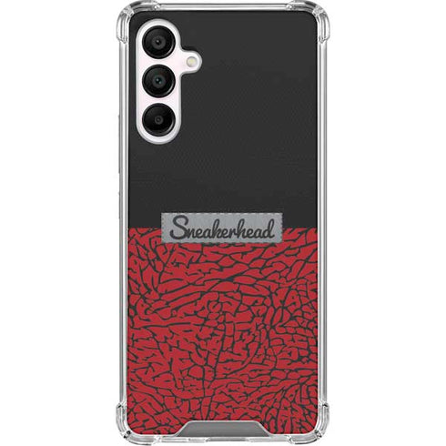 Elephant Print Red Sneakerhead Galaxy A16 5G Clear Case