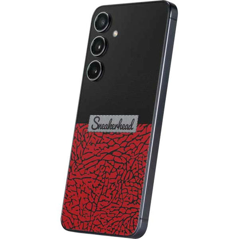 Elephant Print Red Sneakerhead Galaxy A16 5G Skin