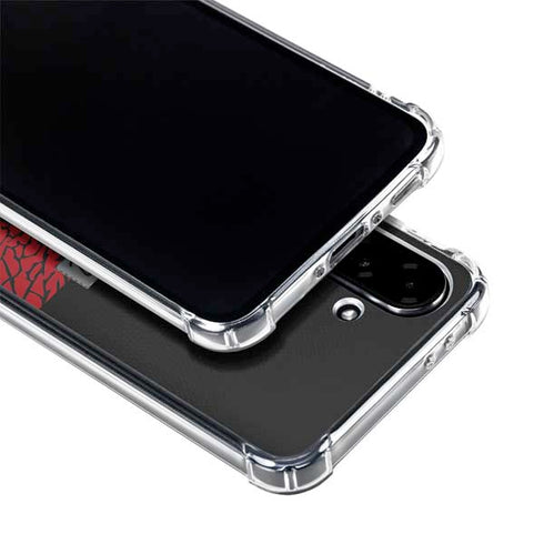 Elephant Print Red Sneakerhead Galaxy A36 5G Clear Case