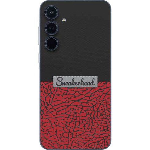 Elephant Print Red Sneakerhead Galaxy A36 5G Skin