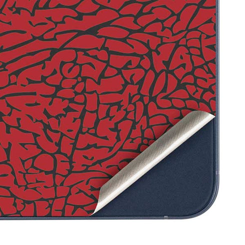 Elephant Print Red Sneakerhead Galaxy A36 5G Skin