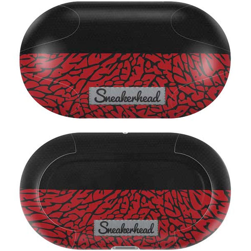 Elephant Print Red Sneakerhead Galaxy Buds Plus Skin