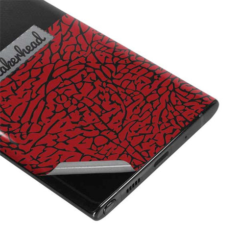Elephant Print Red Sneakerhead Galaxy Note 10 Plus Skin