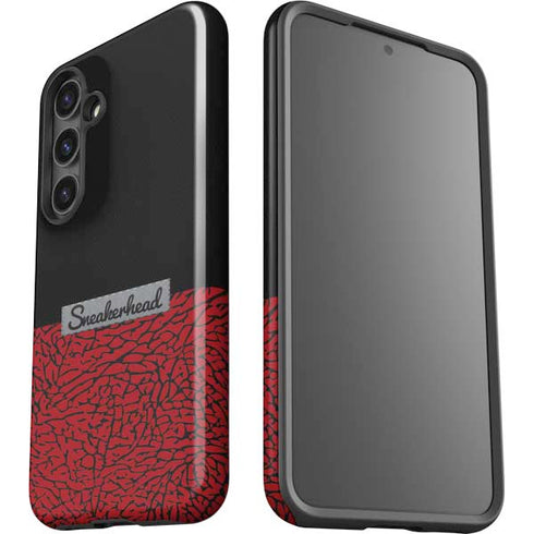 Elephant Print Red Sneakerhead Galaxy S25 Plus Impact Case