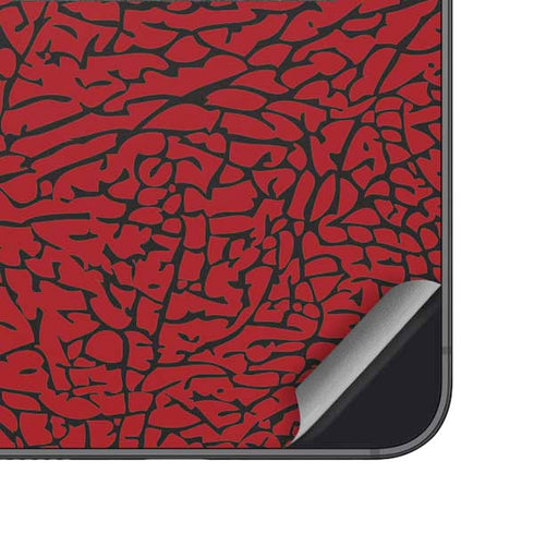 Elephant Print Red Sneakerhead Galaxy S25 Plus Skin