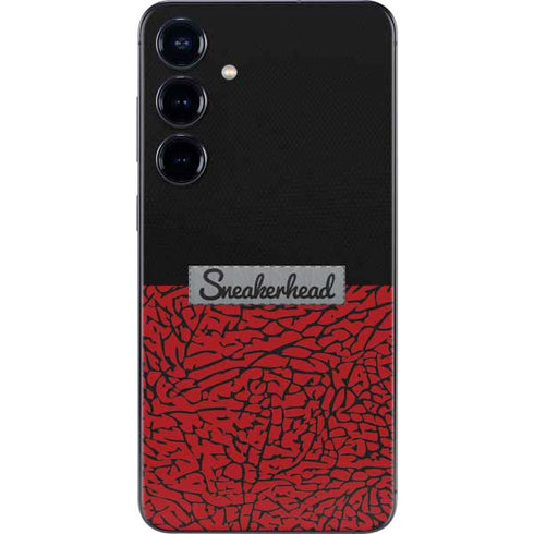 Elephant Print Red Sneakerhead Galaxy S25 Skin