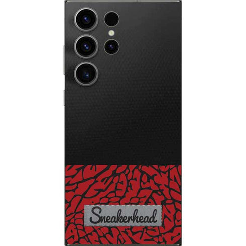 Elephant Print Red Sneakerhead Galaxy S24 Ultra Skin