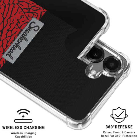 Elephant Print Red Sneakerhead Galaxy S26 Clear Case