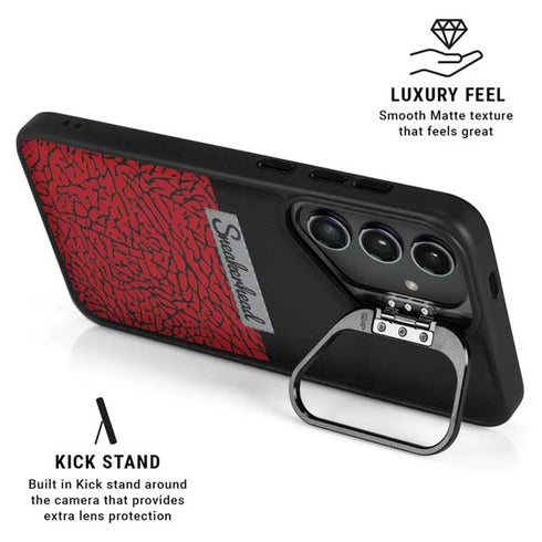Elephant Print Red Sneakerhead Galaxy S26 Plus Kickstand Case