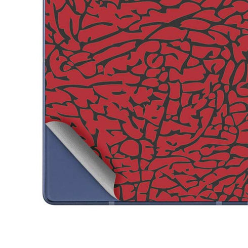 Elephant Print Red Sneakerhead Galaxy Z Fold6 Skin