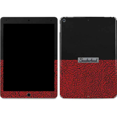 Elephant Print Red Sneakerhead iPad Skins