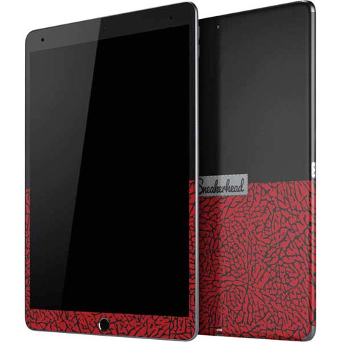 Elephant Print Red Sneakerhead iPad Skins