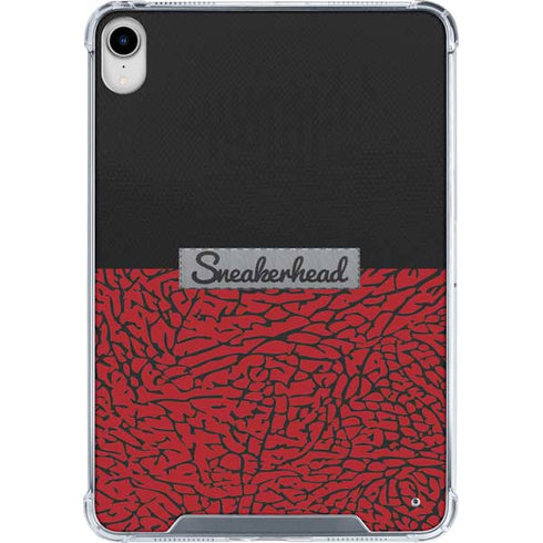Elephant Print Red Sneakerhead iPad 11th Gen (2025) Clear Case