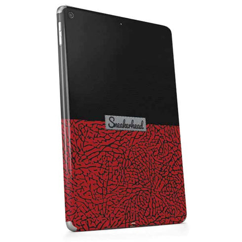 Elephant Print Red Sneakerhead Apple iPad Skin