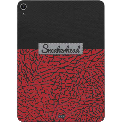Elephant Print Red Sneakerhead Apple iPad Air Skin