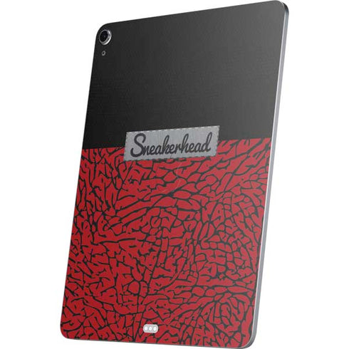 Elephant Print Red Sneakerhead Apple iPad Air Skin