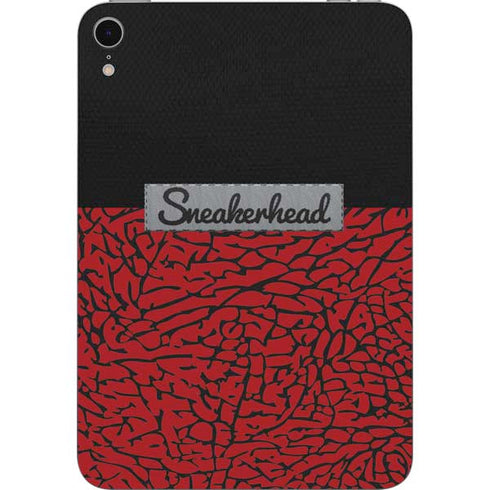Elephant Print Red Sneakerhead Apple iPad Mini Skin